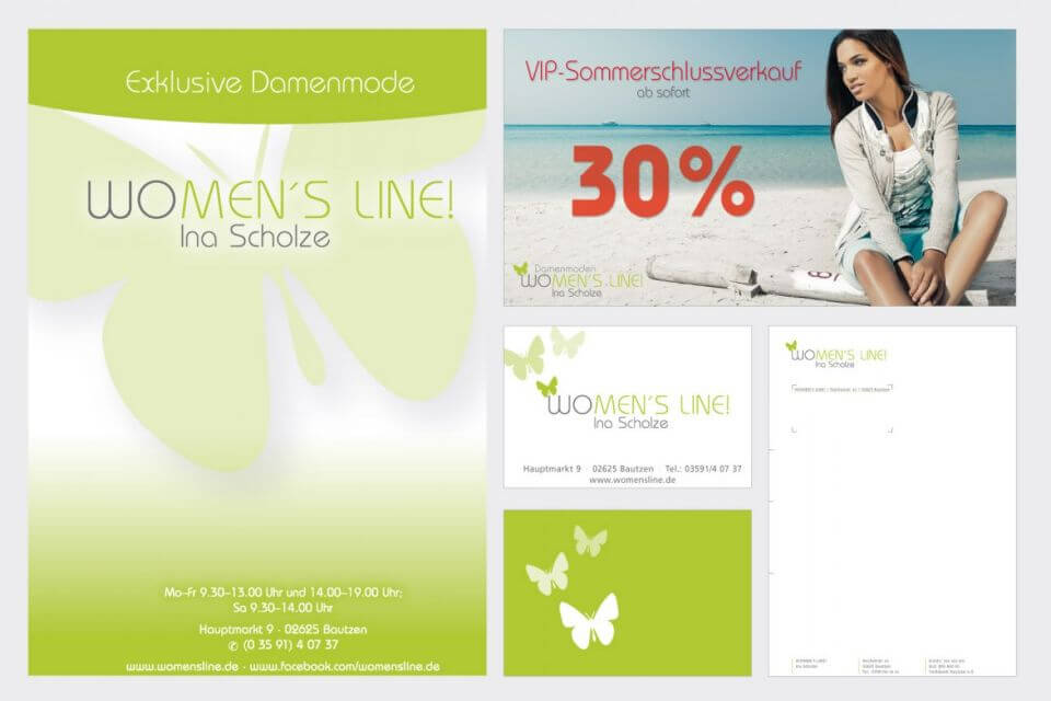 GeschÃ¤ftsausstattung Â»Womens LineÂ«